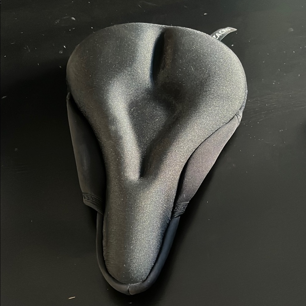 Zacro Gel Bike Seat Cover - Extra Soft Gel Bicycle Bicycle Seat Cover black